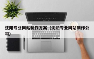 沂源沈阳专业网站制作方案（沈阳专业网站制作公司）